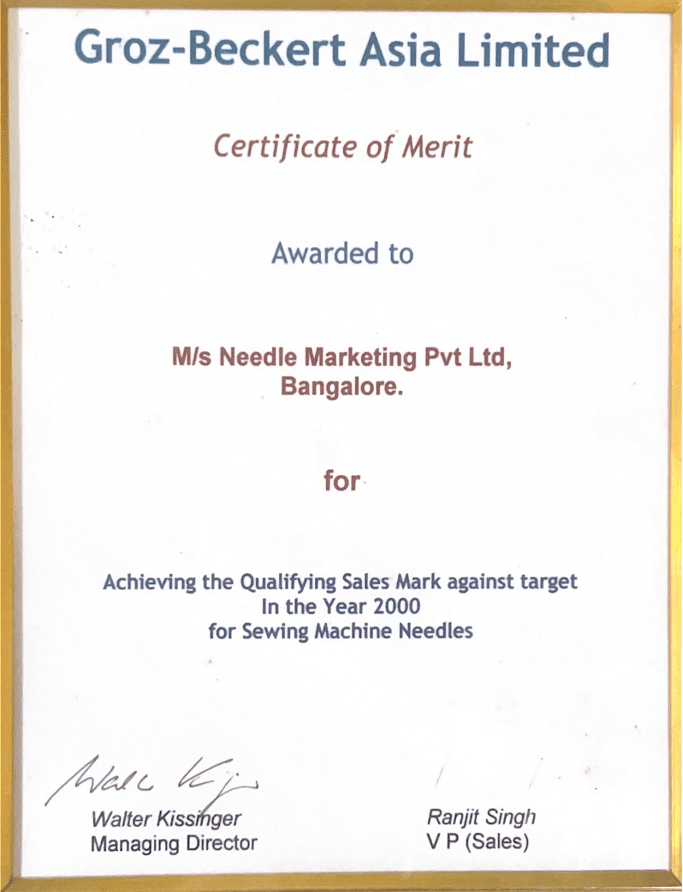 NMPL award and recognition